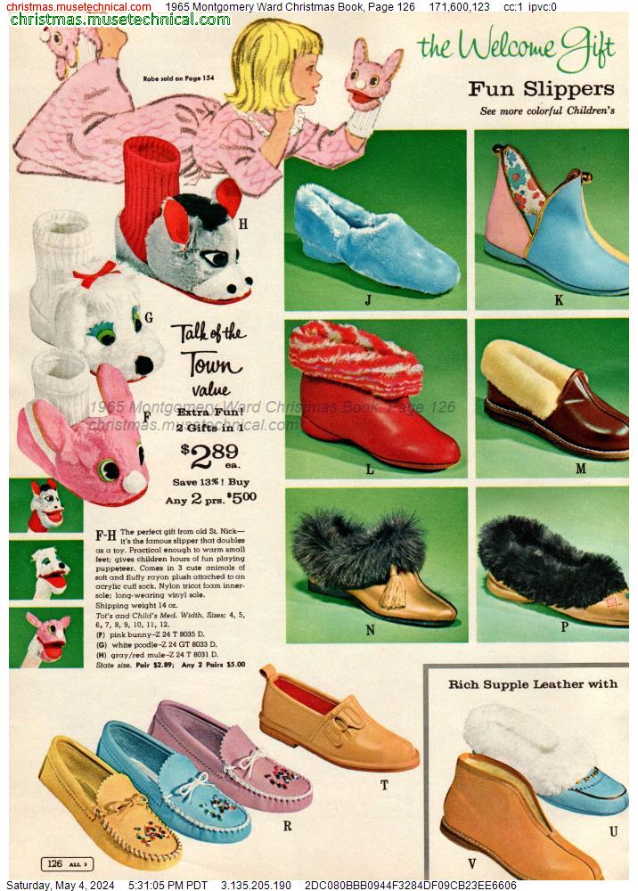 1965 Montgomery Ward Christmas Book, Page 126