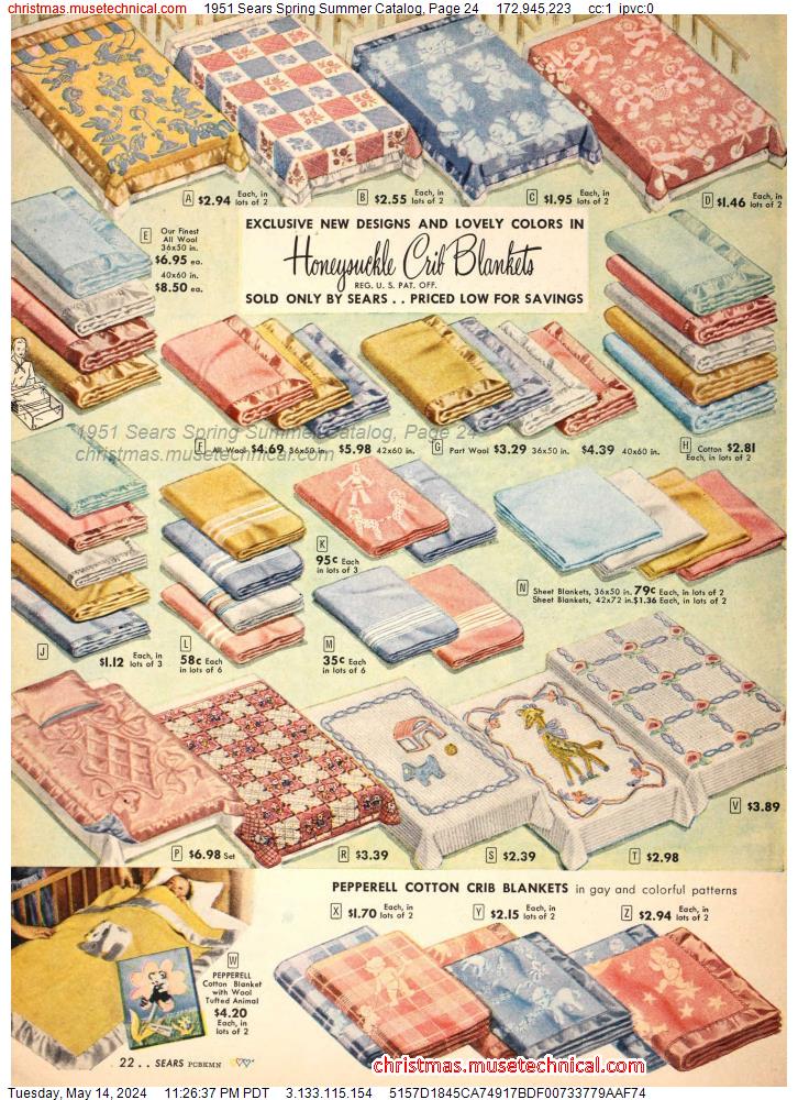 1951 Sears Spring Summer Catalog, Page 24