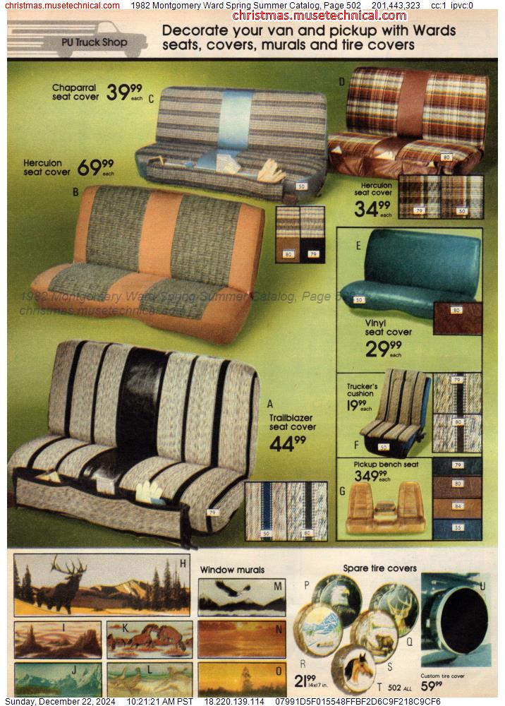 1982 Montgomery Ward Spring Summer Catalog, Page 502