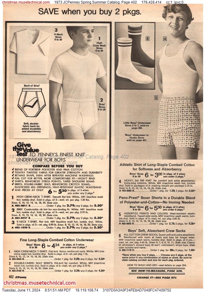 1973 JCPenney Spring Summer Catalog, Page 402