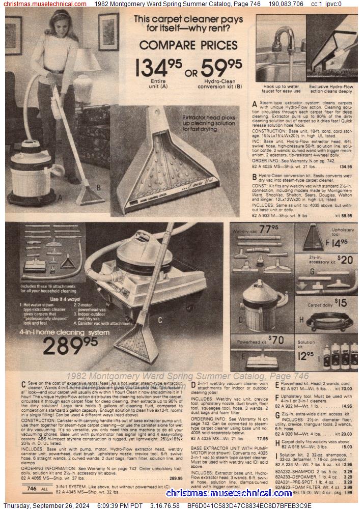 1982 Montgomery Ward Spring Summer Catalog, Page 746