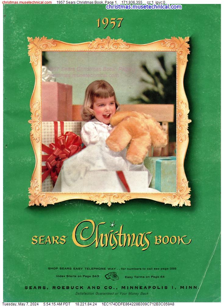 1957 Sears Christmas Book, Page 1