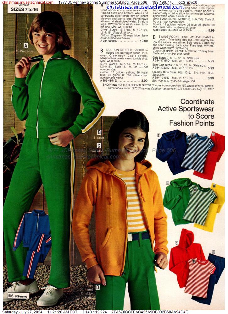 1977 JCPenney Spring Summer Catalog, Page 506