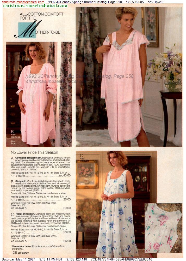 1992 JCPenney Spring Summer Catalog, Page 258