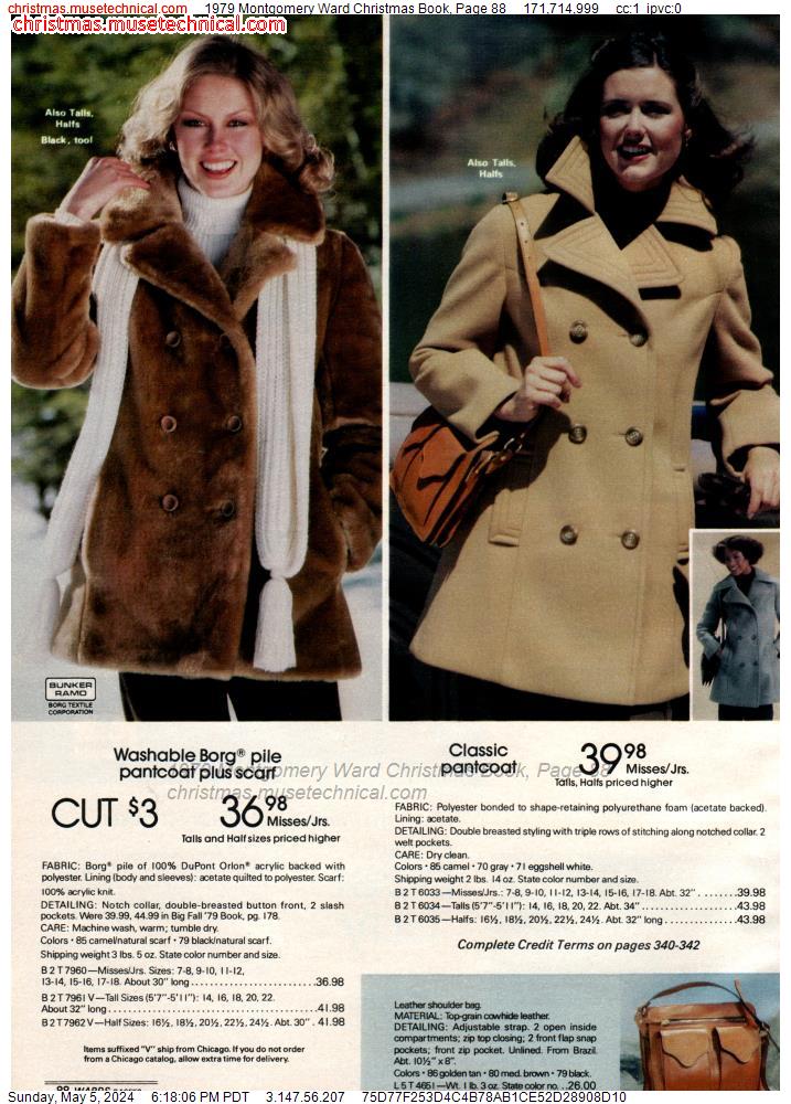 1979 Montgomery Ward Christmas Book, Page 88