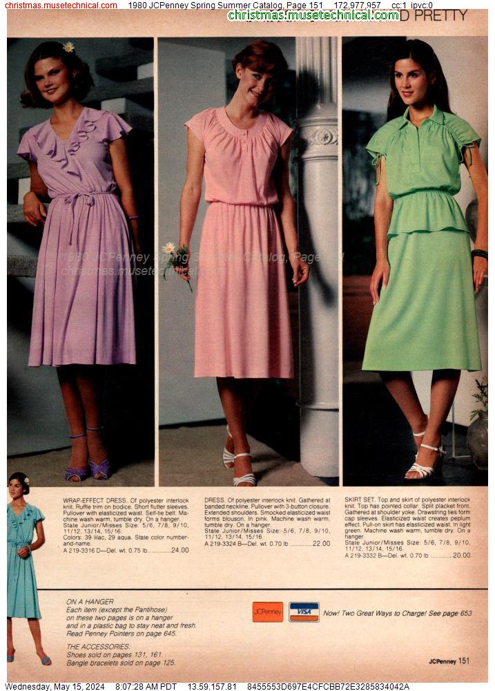 1980 JCPenney Spring Summer Catalog, Page 151