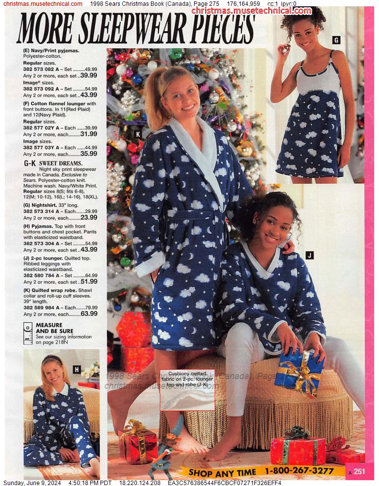 1998 Sears Christmas Book (Canada), Page 275