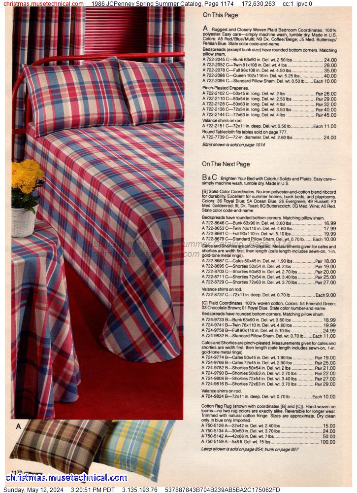 1986 JCPenney Spring Summer Catalog, Page 1174