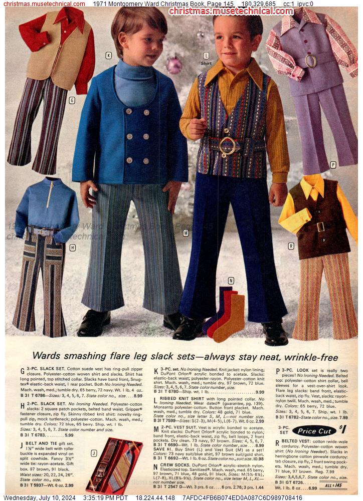 1971 Montgomery Ward Christmas Book, Page 145