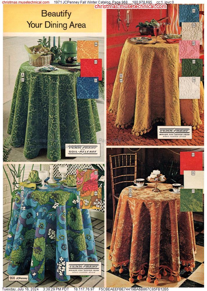 1971 JCPenney Fall Winter Catalog, Page 968