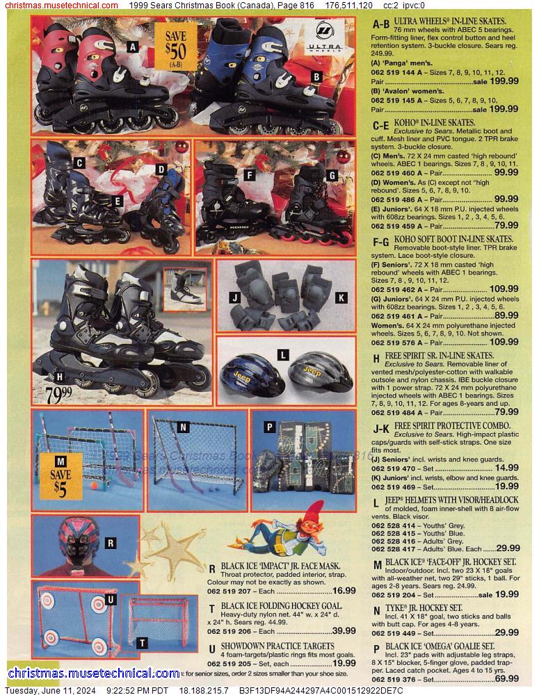 1999 Sears Christmas Book (Canada), Page 816