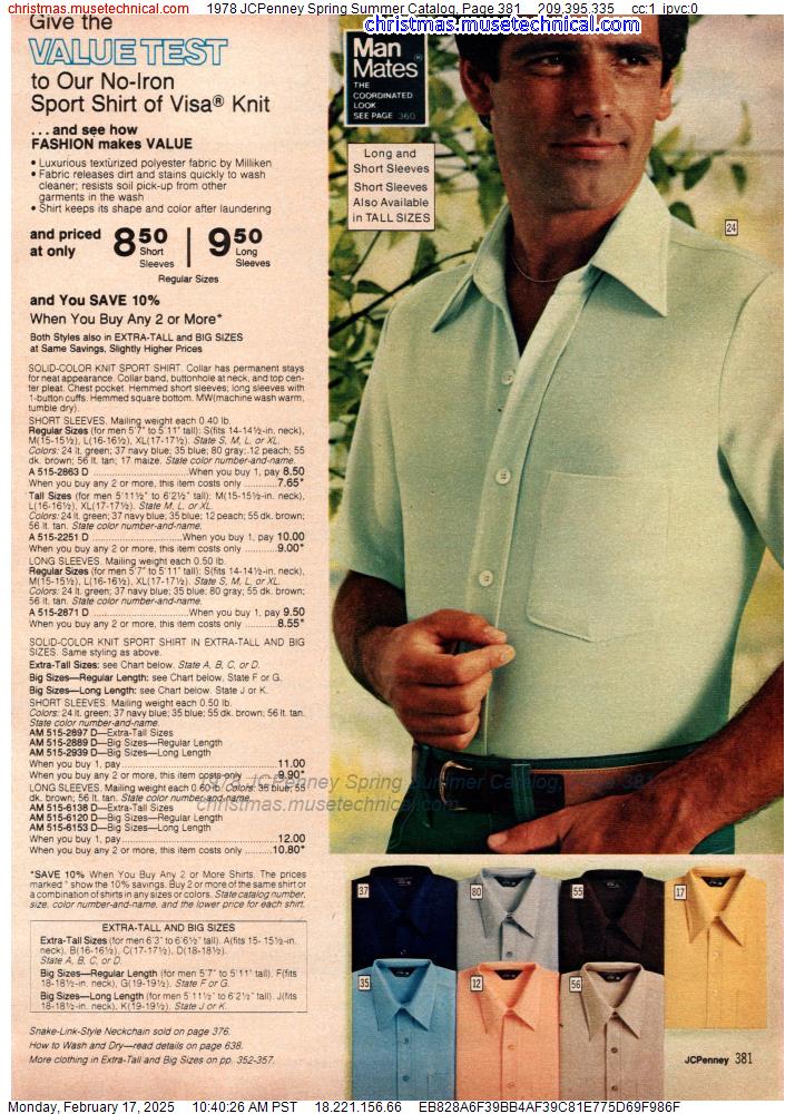 1978 JCPenney Spring Summer Catalog, Page 381