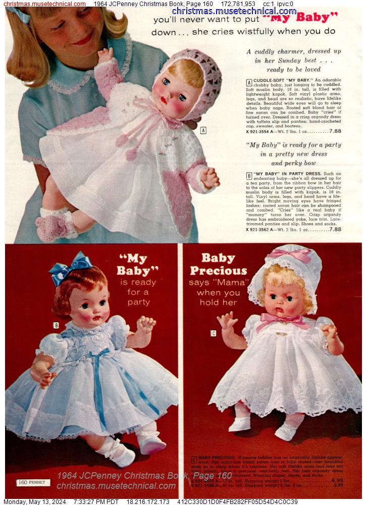 1964 JCPenney Christmas Book, Page 160