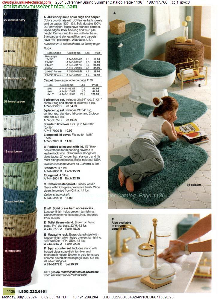 2001 JCPenney Spring Summer Catalog, Page 1136