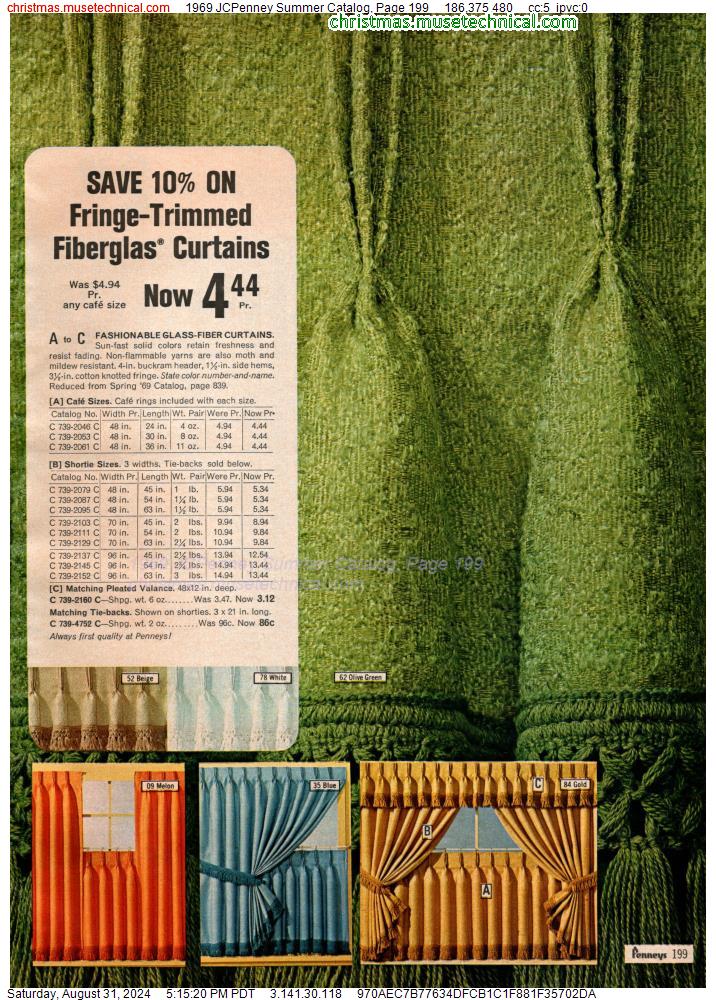 1969 JCPenney Summer Catalog, Page 199