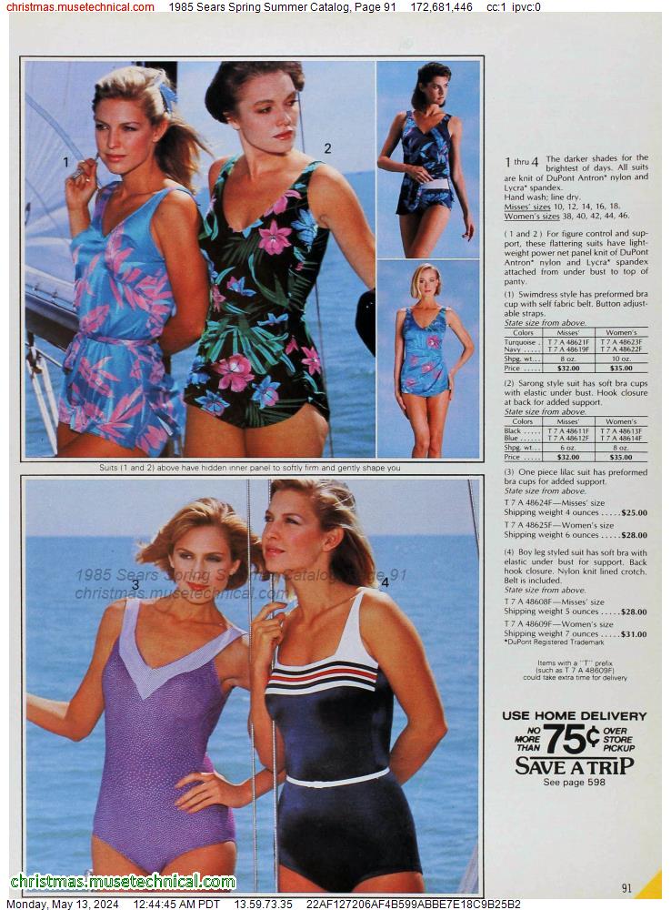 1985 Sears Spring Summer Catalog, Page 91
