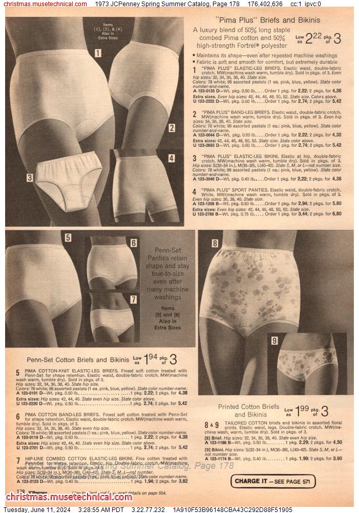 1973 JCPenney Spring Summer Catalog, Page 178