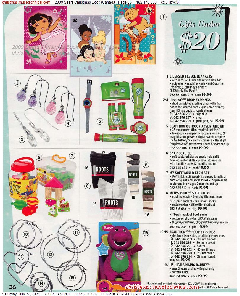 2009 Sears Christmas Book (Canada), Page 36