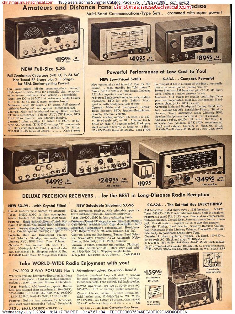 1955 Sears Spring Summer Catalog, Page 775