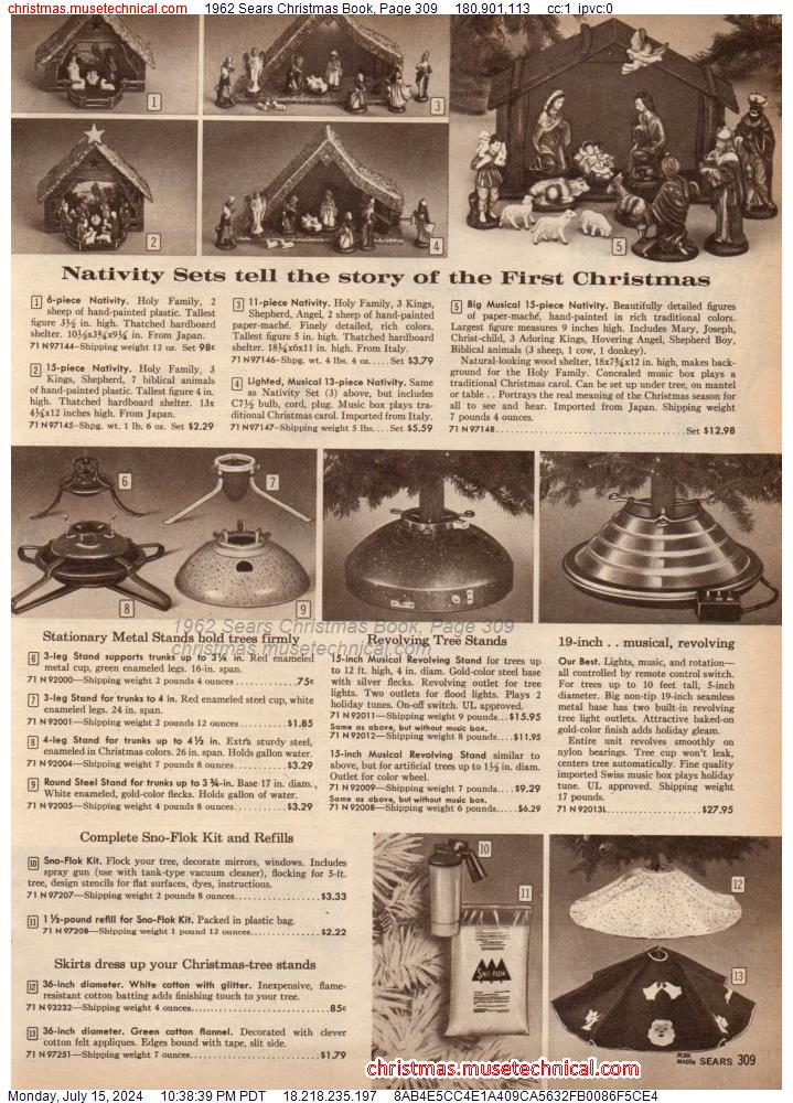 1962 Sears Christmas Book, Page 309