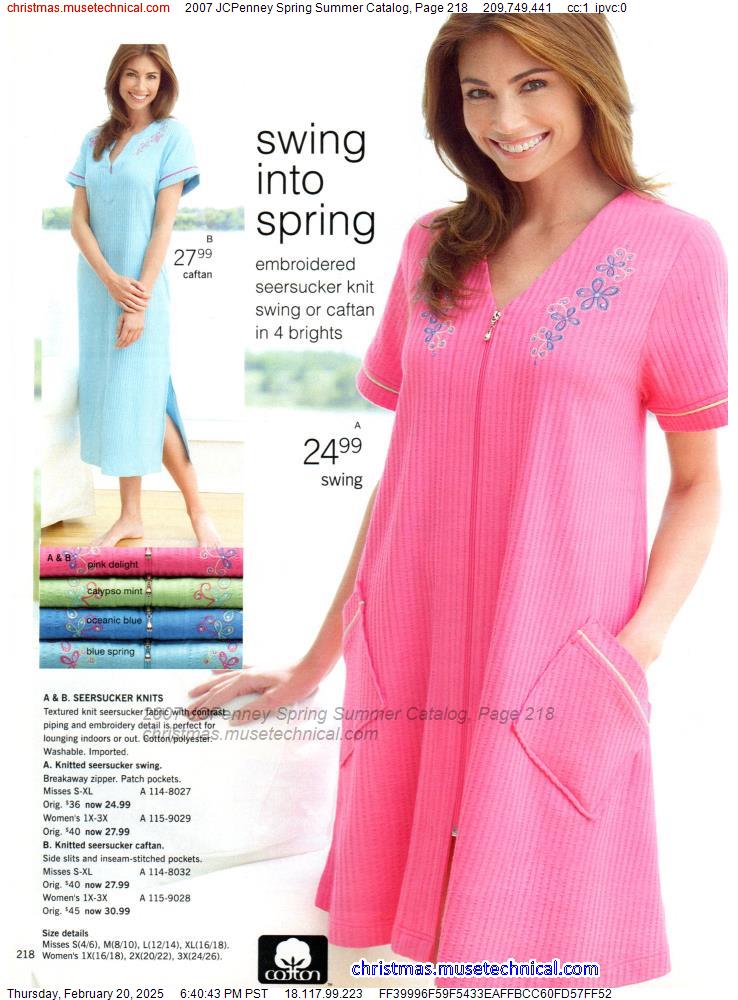 2007 JCPenney Spring Summer Catalog, Page 218