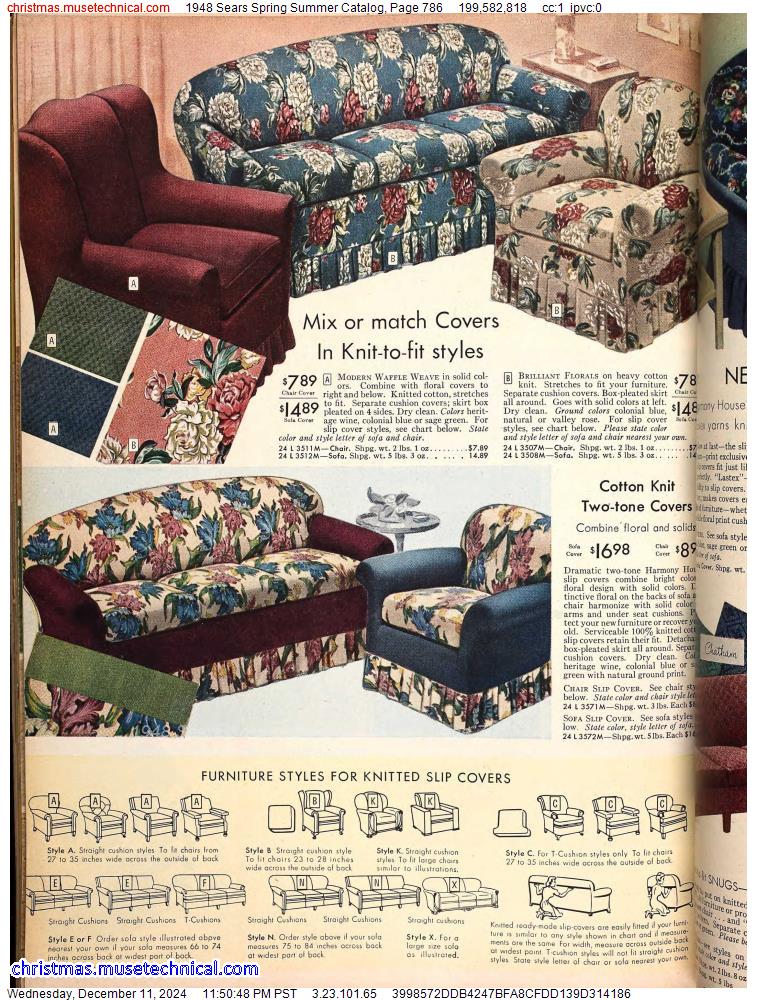 1948 Sears Spring Summer Catalog, Page 786