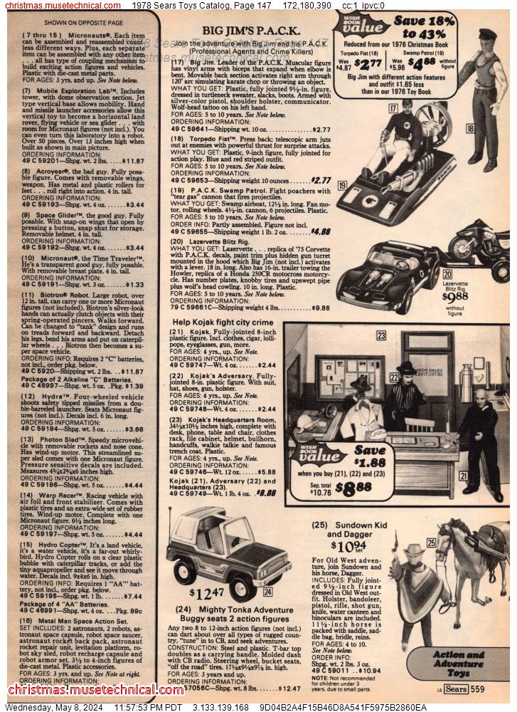 1978 Sears Toys Catalog, Page 147