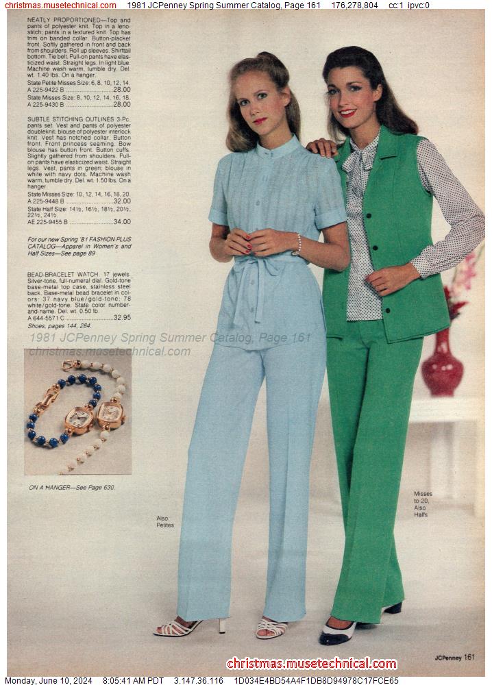 1981 JCPenney Spring Summer Catalog, Page 161