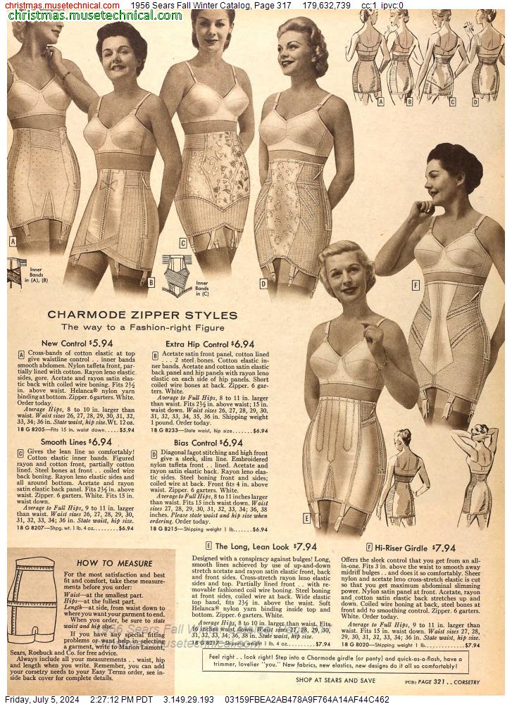 1956 Sears Fall Winter Catalog, Page 317
