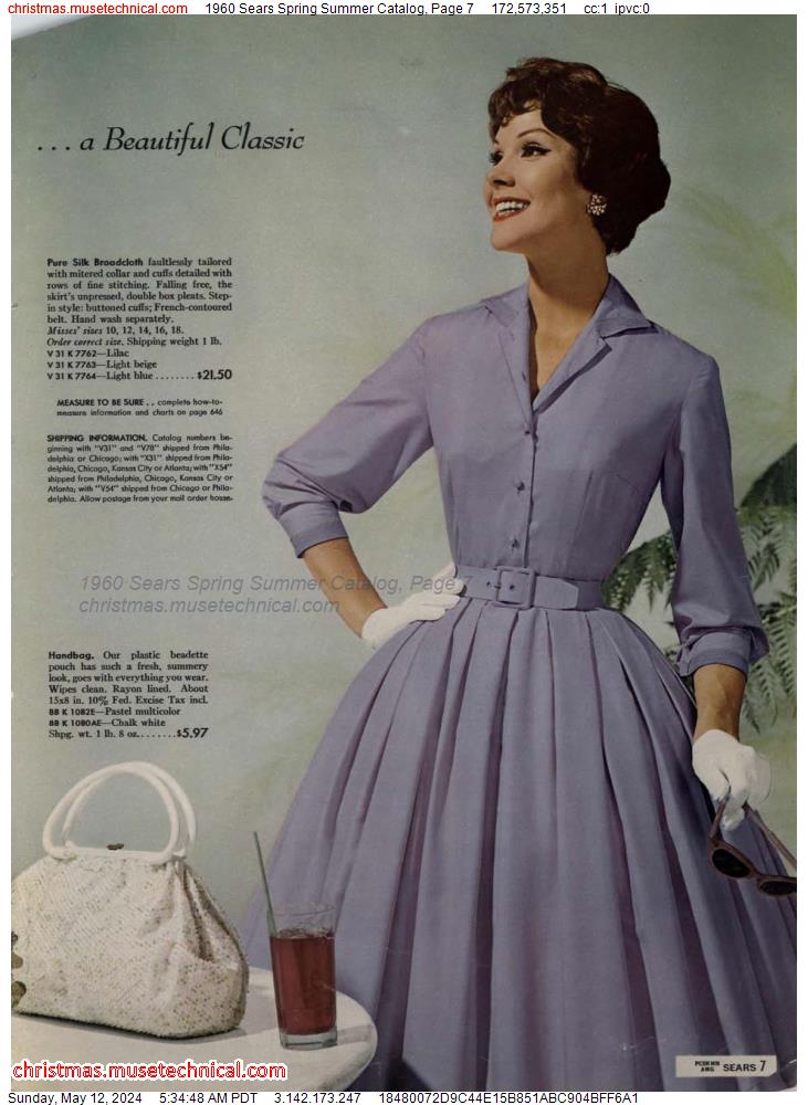 1960 Sears Spring Summer Catalog, Page 7