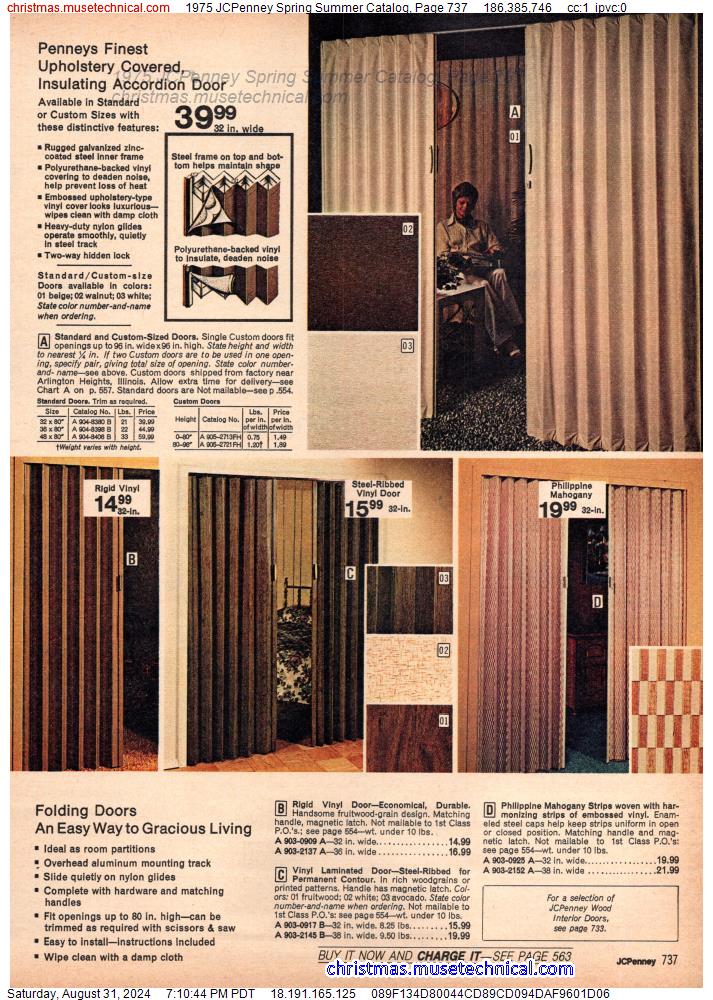 1975 JCPenney Spring Summer Catalog, Page 737