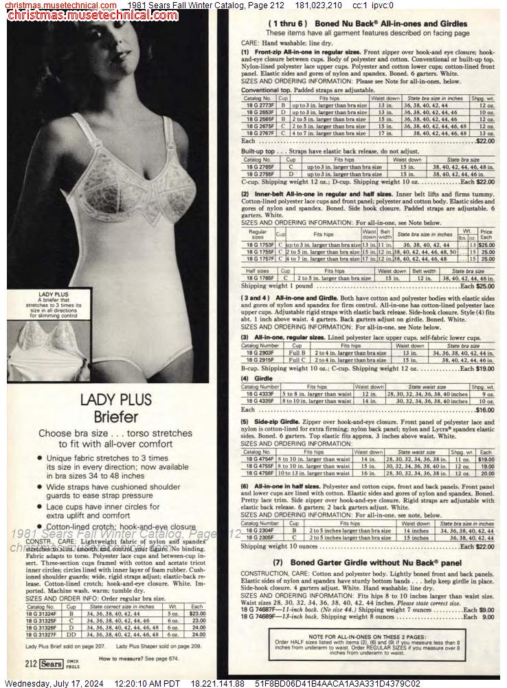 1981 Sears Fall Winter Catalog, Page 212
