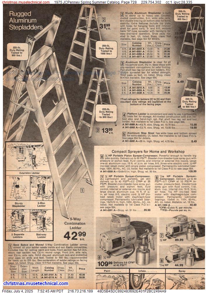 1975 JCPenney Spring Summer Catalog, Page 728
