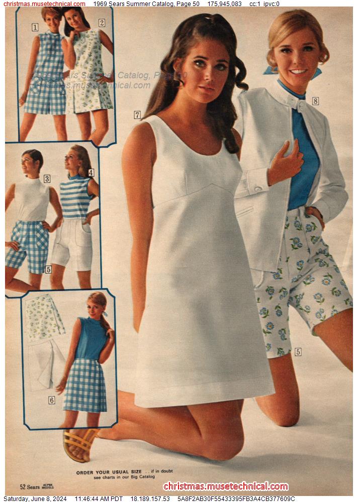 1969 Sears Summer Catalog, Page 50