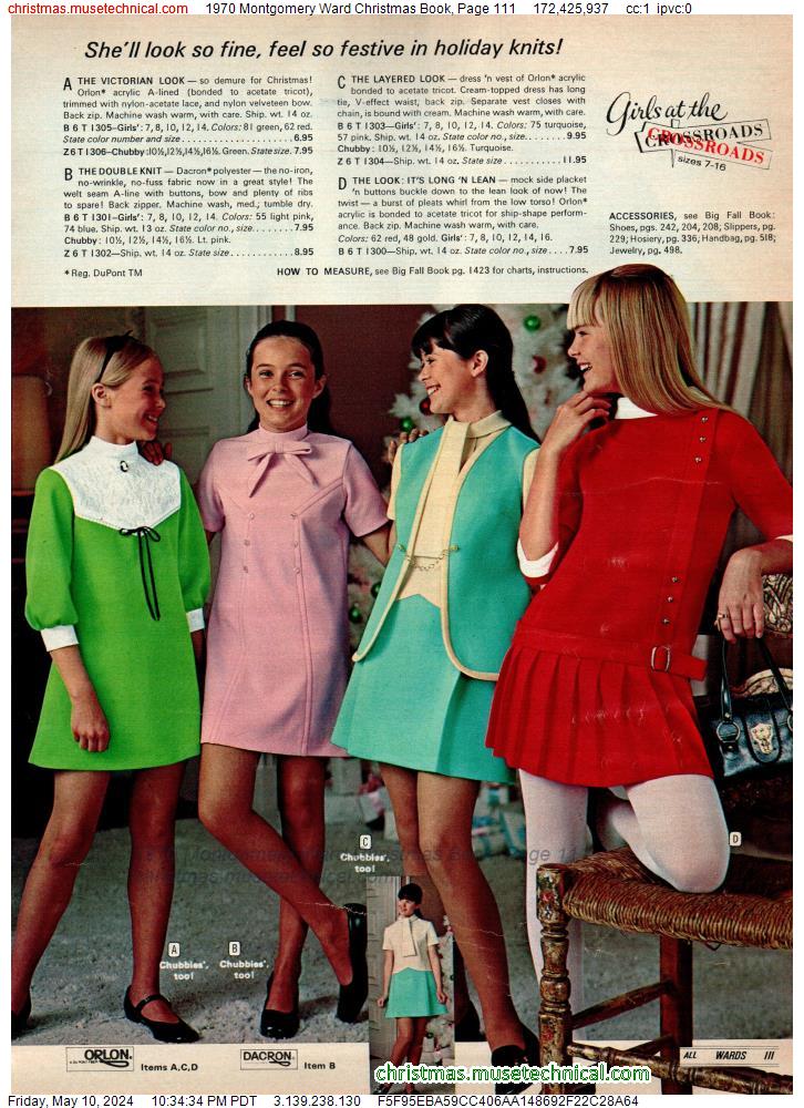 1970 Montgomery Ward Christmas Book, Page 111
