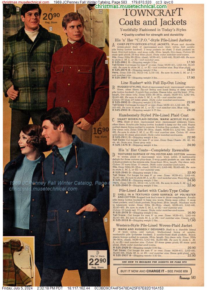 1969 JCPenney Fall Winter Catalog, Page 583