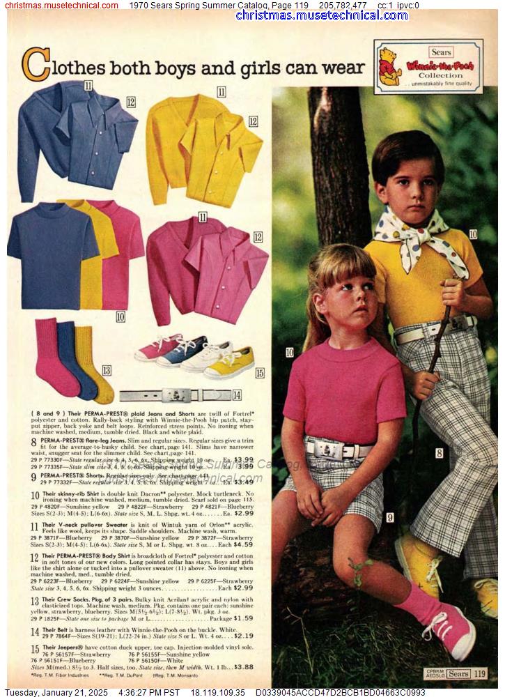 1970 Sears Spring Summer Catalog, Page 119