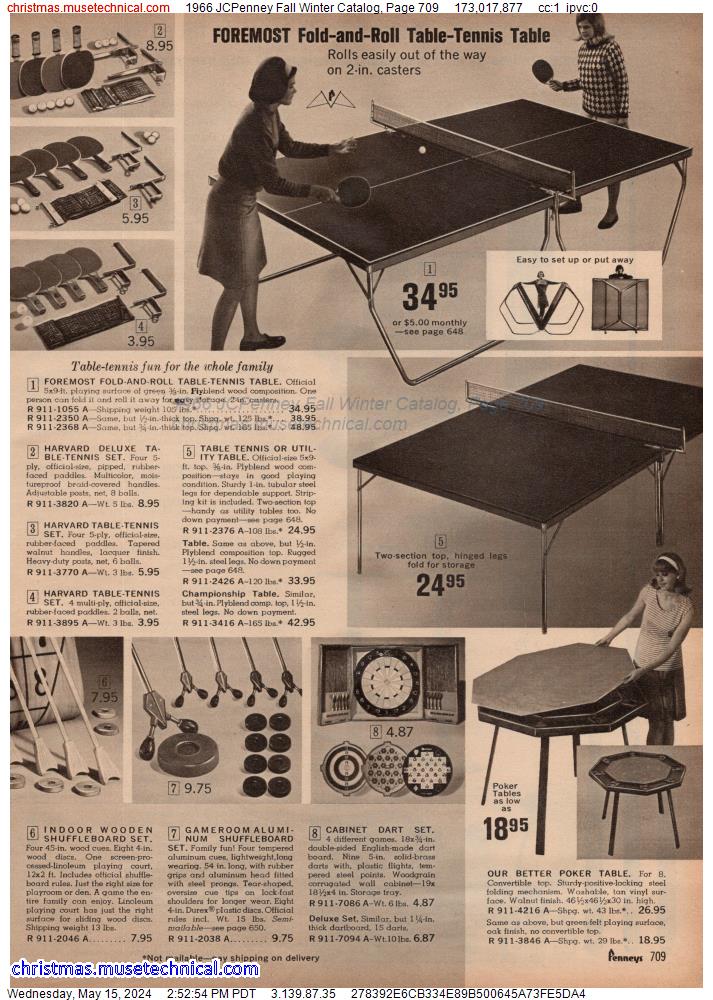 1966 JCPenney Fall Winter Catalog, Page 709