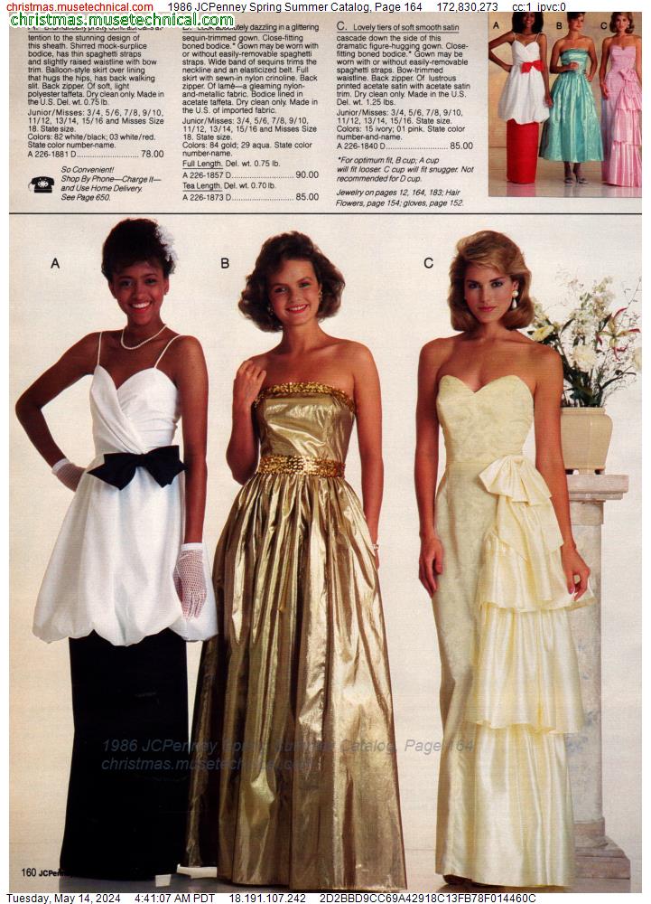 1986 JCPenney Spring Summer Catalog, Page 164