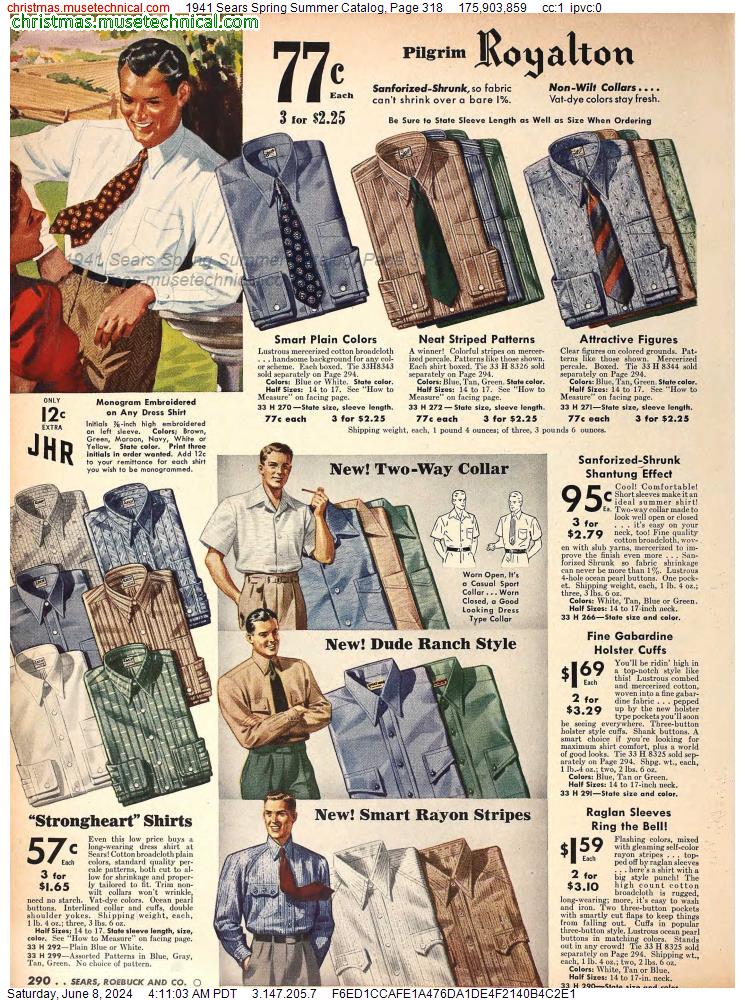1941 Sears Spring Summer Catalog, Page 318