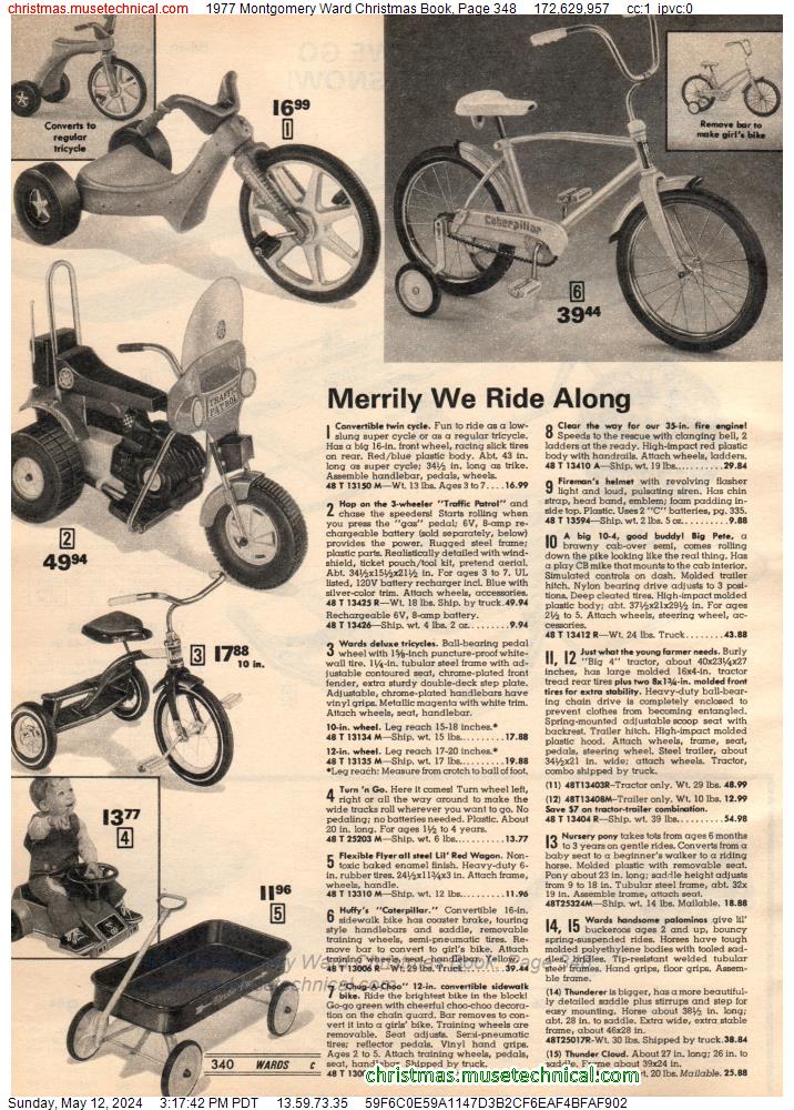 1977 Montgomery Ward Christmas Book, Page 348