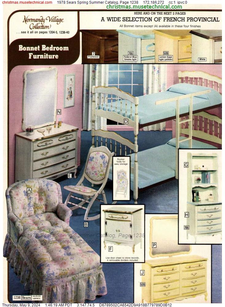 1978 Sears Spring Summer Catalog, Page 1238