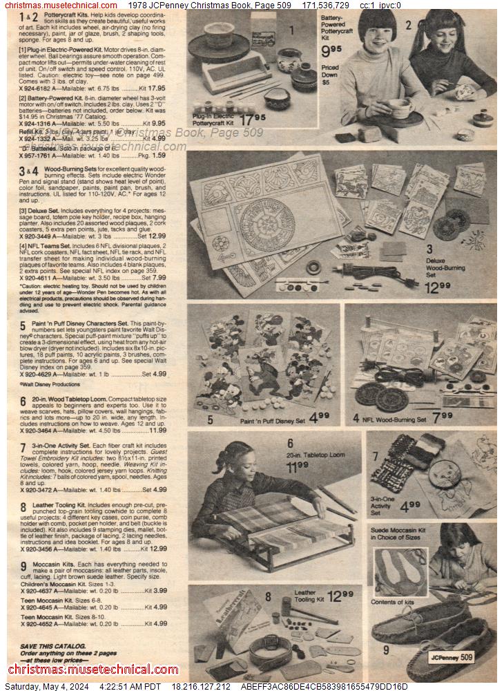 1978 JCPenney Christmas Book, Page 509