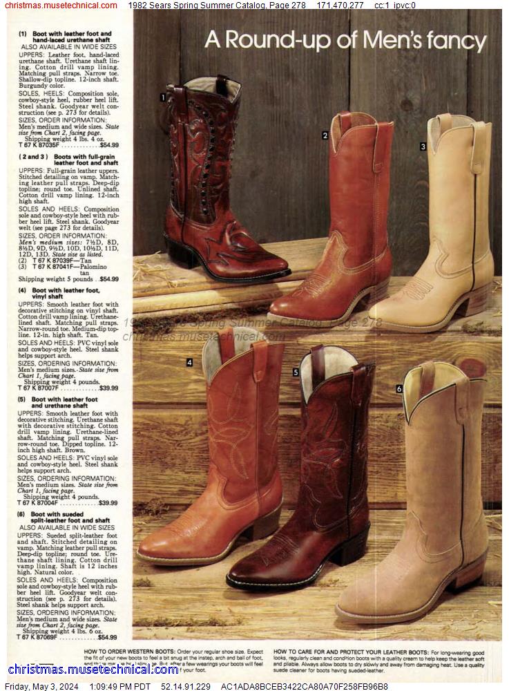 1982 Sears Spring Summer Catalog, Page 278