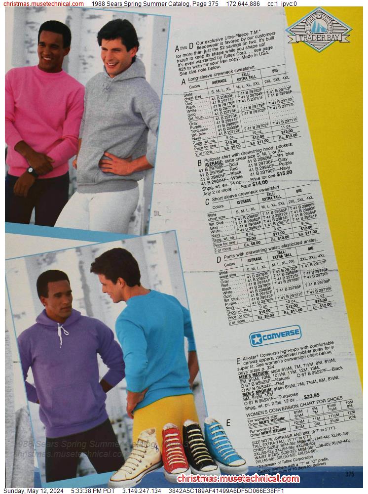 1988 Sears Spring Summer Catalog, Page 375