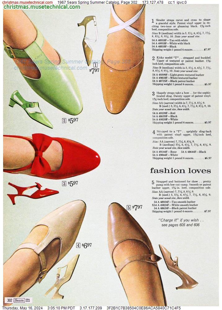 1967 Sears Spring Summer Catalog, Page 302