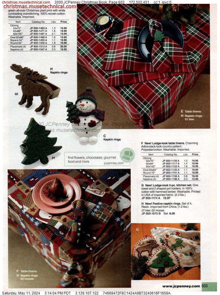 2000 JCPenney Christmas Book, Page 603