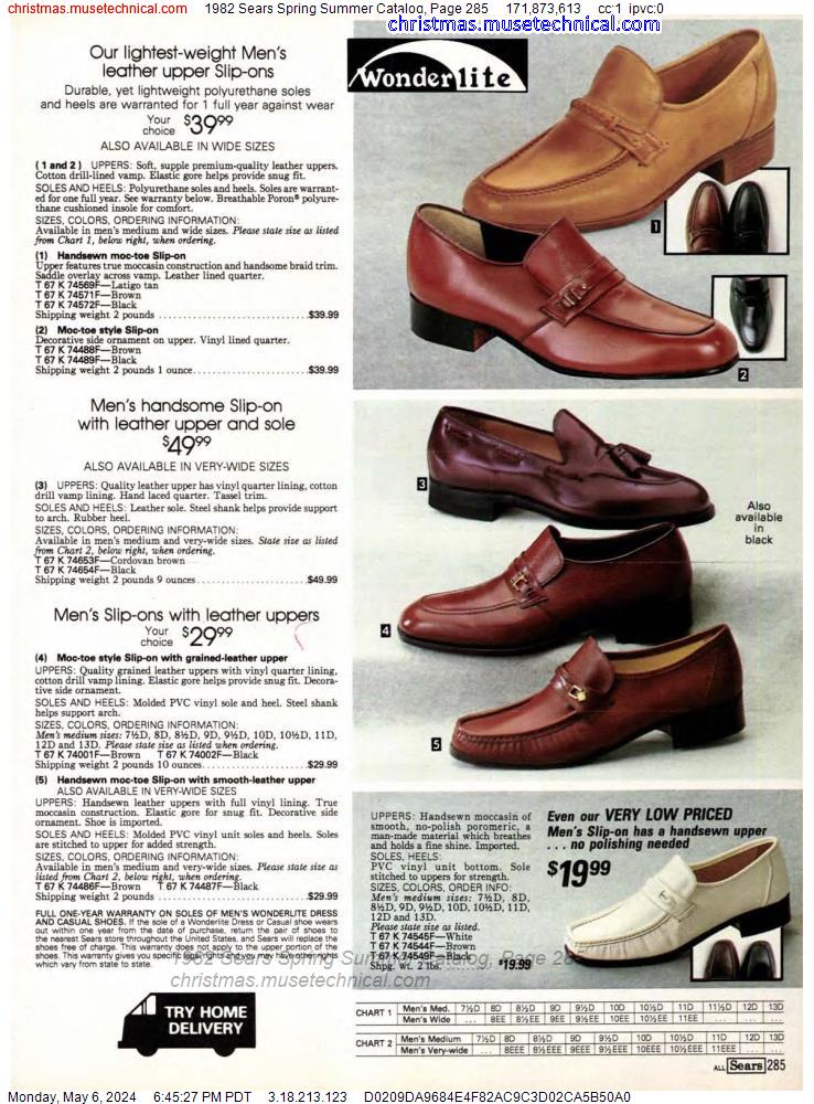 1982 Sears Spring Summer Catalog, Page 285