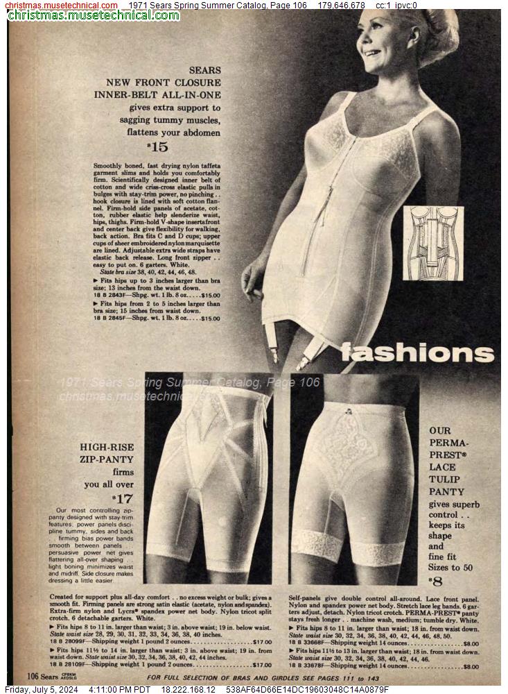 1971 Sears Spring Summer Catalog, Page 106