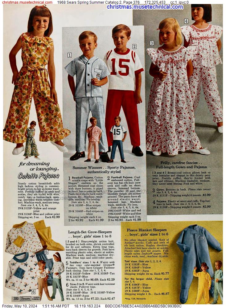 1968 Sears Spring Summer Catalog 2, Page 376